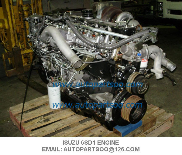 China Isuzu 6SD1 Engine Assy Used Japanese Engine 6WG1 6HK1 6HK1T 6RB1 6SD1 6BG1 6BG1T 6BD1  Diesel Engine factory
