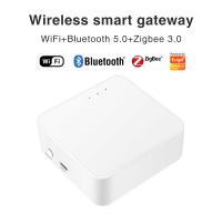 Quality Wholesale Smart Wifi Zigbee Wireless Gateway Tuya Hub iot Smart Home Automation for sale