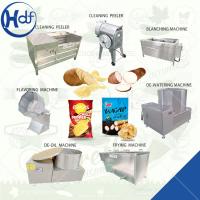 Quality Frozen french fries production line / price of potato chips production line for sale