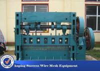 China 3KW Aluminum Metal Flattening Machine , Expanded Metal Lathe Machine Blue Color factory