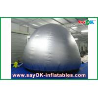 China Silver Round  5m Inflatable Planetarium Dome With Projection Cloth Projection Tent for sale