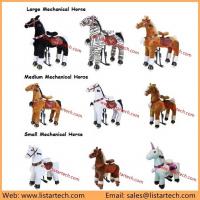 China High Quality Ride on Horse Toy Pony Ride on Toys Child Toy, Kid Plush Ride on Horse Toys factory