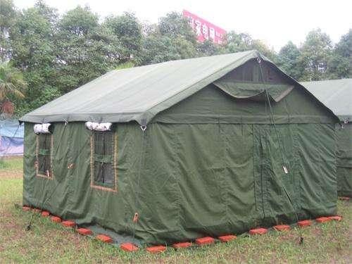 Quality 4 Season Outdoor Canvas Tent Customized Sizes With Good Tear Resistant for sale