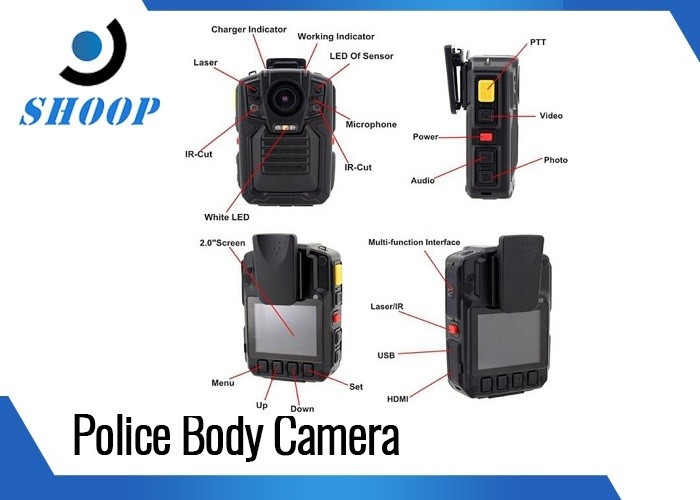 China 1080P HD Body Camera Recorder Audio Bluetooth Law Enforcement Video Recorder for sale