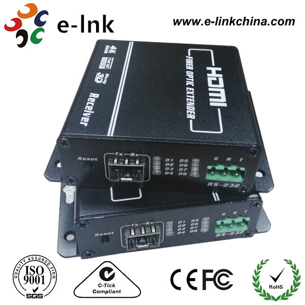 Quality LC Connector HDMI Over Fiber Optic Extender , Hdmi To Cat5 / Cat6 Extender for sale