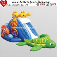 China Custom interesting Marine Life small inflatable water slide for kids factory