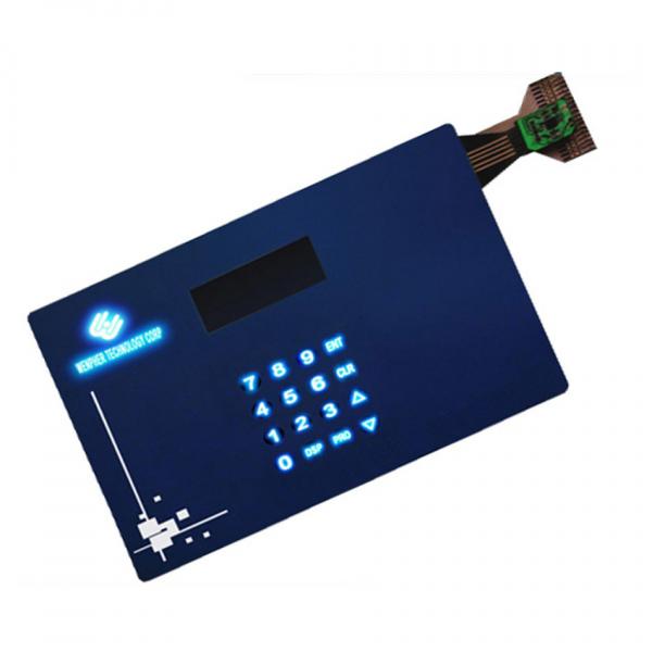Quality Lightweight Flexible Membrane Switch Keypad Thin Film With 3M467 / 3M468 for sale