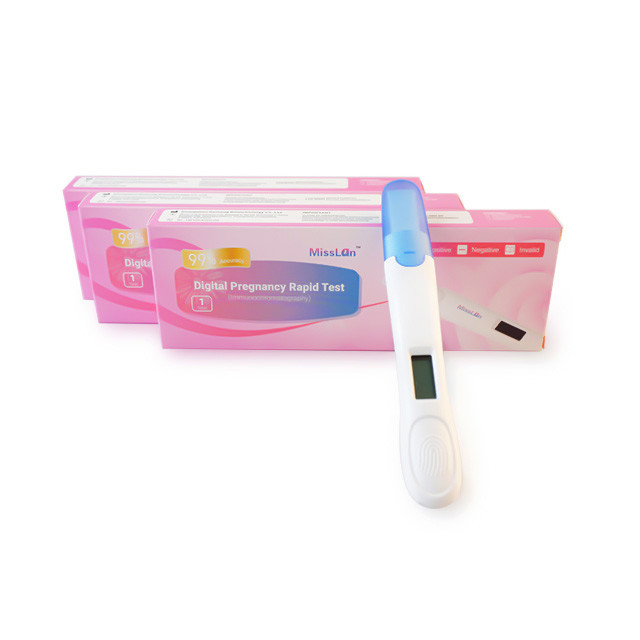 China Urine 510k MDSAP Miss Lan Digital Pregnancy Test With Word Result Show factory