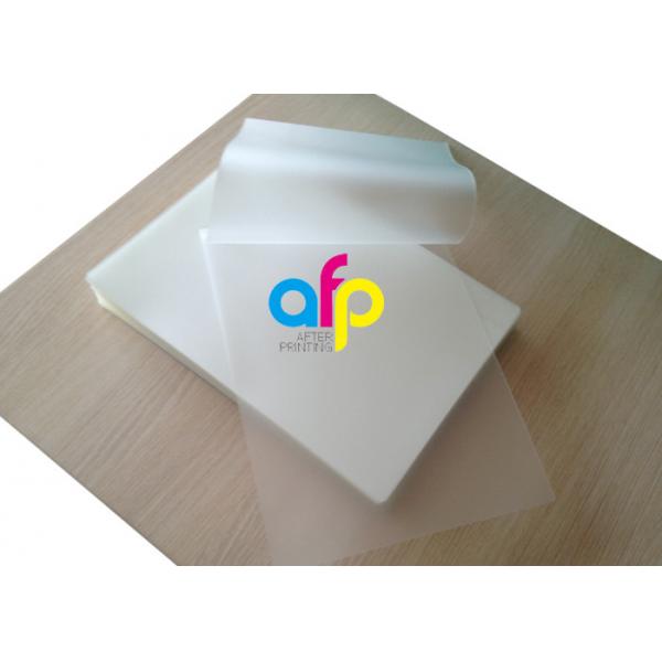 Quality Transparent Pouch Laminating Film Sheets For Picture / ID Card Protection for sale