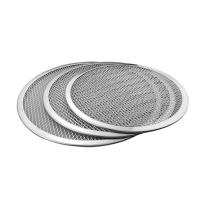 China Seamless Rim Aluminium Pizza Pan , Round Pizza Trays Cookware Bakeware 1mm Thickness factory
