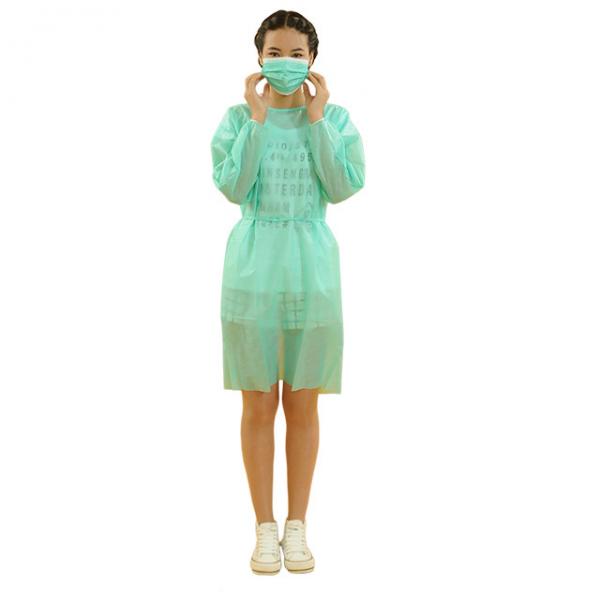 Quality Non Woven Disposable Medical Gowns With 18-40g/M2 Weight Free Samples for sale