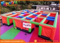 China Adults Games 0.55mm Vinyl Inflatable Haunted House / Blow Up Maze factory