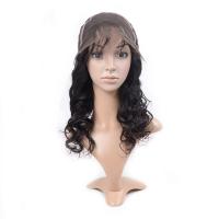 China Loose Wave Glueless Full Lace Wigs , Glueless Human Lace Wigs 7A Virgin Hair factory