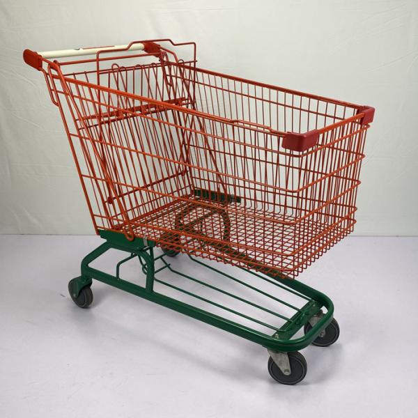 Quality 210 Liter Large Warehouse Supermarket Shopping Trolley For Multi Person German Type for sale