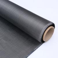 China 12k 480g 0.64mm Plain Weave Carbon Fiber Cloth, Sports Car Carbon Fiber Fabric factory