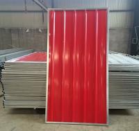 China Construction Site Temporary Steel Hoarding Fence Panel factory