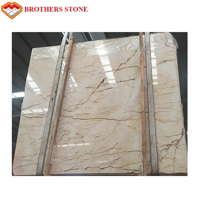 China New Product Sofitel Gold Marble Tile and Slab Beige Marble factory