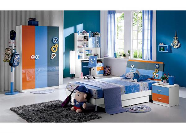 Modern High Gloss Painting Kids Bedroom Sets Childrens