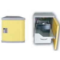 China Plastic ABS Laptop Charging Cabinet 5 Tier For School Yellow / Blue / Beige factory
