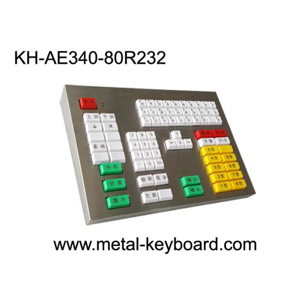 Quality 80 Keys Mechanical Keyboard With Metal Panel For Transportation Area for sale