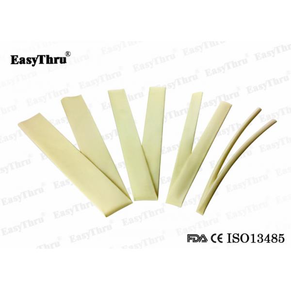 Quality Medical Soft Latex Penrose Drainage Tube Disposable Yellow Color for sale