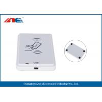 China White NFC Card Contactless Reader , Anti - Collision ICODE SLIX NFC Reader And Writer factory