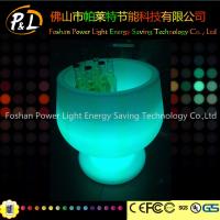 China RGB Color Changing LED Ice Bucket /LED Light Ice Cooler factory