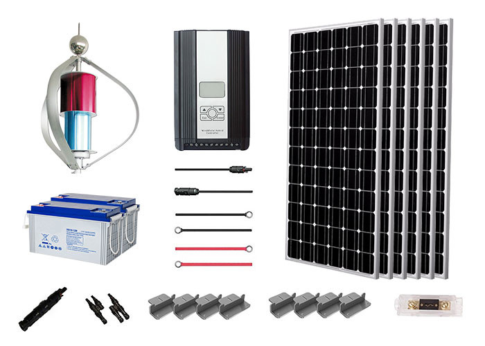 China Advanced  Off Grid Hybrid Power Systems 200W Home Solar Kit Long Service Life factory