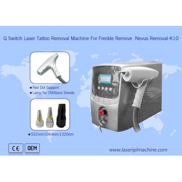 Quality CE Zohonice Q Switched Nd Yag Laser Machine Freckle Remove Nevus Removal for sale