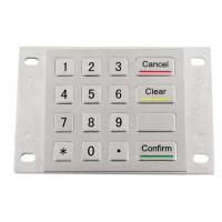 China 4x4 layout usb metal numeric keypad for kiosk and ATM machines factory