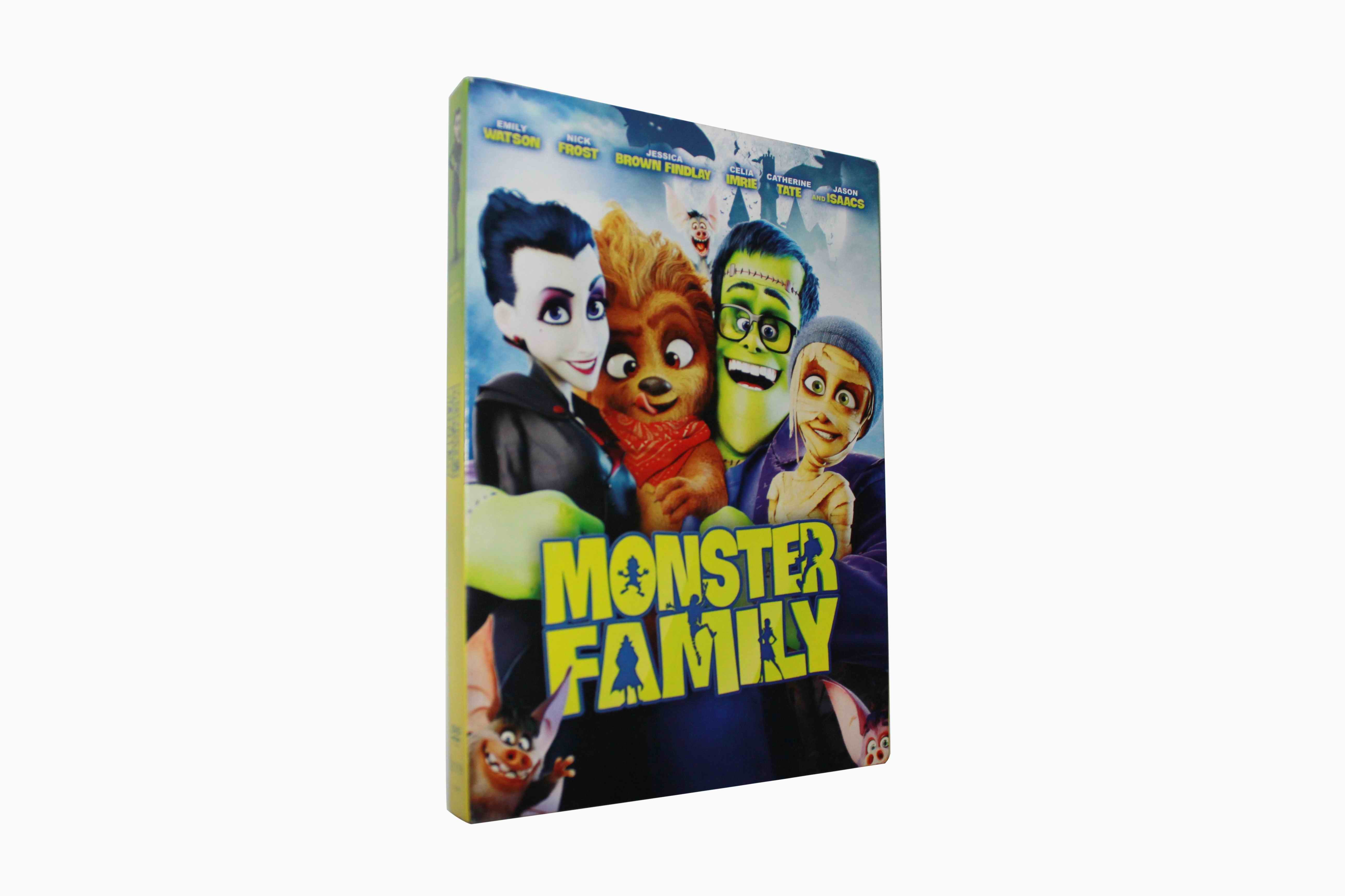 China 2018 newest  Monster Family disney dvd movies cartoon movies kids movies with slip cover case drop ship factory
