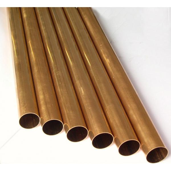 Quality C11000 ASTM Copper Pipe , Air Conditioner Copper Pipe 0.2mm 0.5mm Thickness for sale