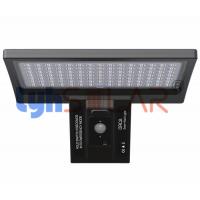 Quality Black 8W Solar Sensor Lights Outdoor With 1000Lm Output CE RoHS Approval for sale