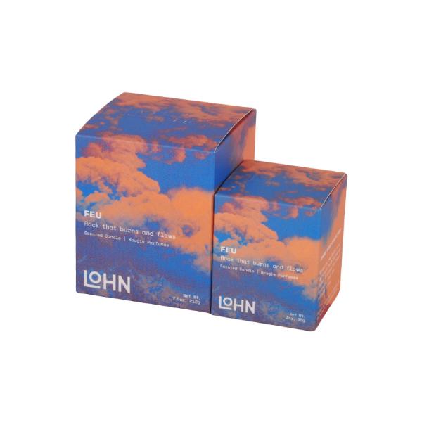 Quality Sunset Glow Personalised Candle Boxes , Tuck End coated paper box for sale