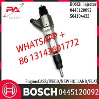 China original Diesel Common Rail Injector 0445120092 504194432 for CASE/IVECO/NEW HOLLAND/FLAT factory