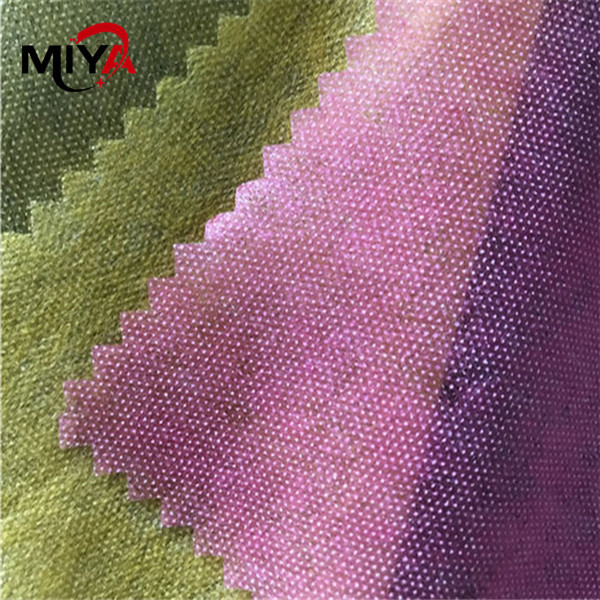 China Non Woven Fusing Interlining Double Dot Colored Thermal Bond Polyester factory
