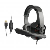 China 105db Wired Gaming Headset Over Head Gamer Headphone With Microphone Volume Control factory