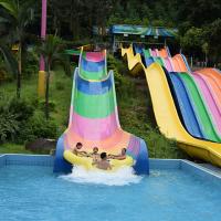 China Family Rafting Fiberglass Water Slide Water Raft Slide For Aquatic Park factory