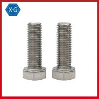 china DIN933 Stainless Steel Hex Bolts Full Thread A2 70 Hex Head Bolt