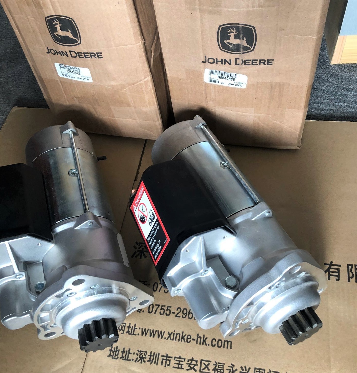 China USA diesel engine parts, 6135HFC48,sarter for ,RE540886,RE540301,RE546791,RE68470 factory