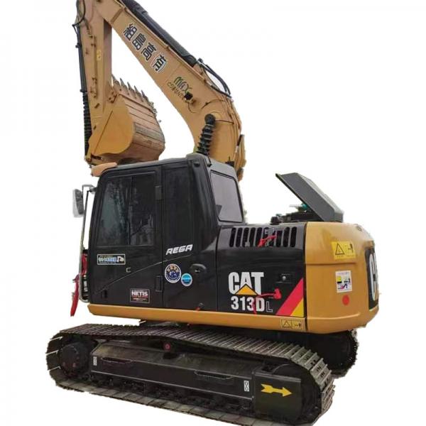 Quality 313D Used CAT Excavators Backhoe Crawler 12.4rpm for sale