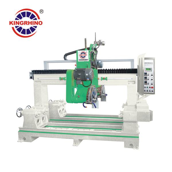 Quality Double Blades Four Pieces Baluster PLC Column Cutting Machine For Granite Marble for sale