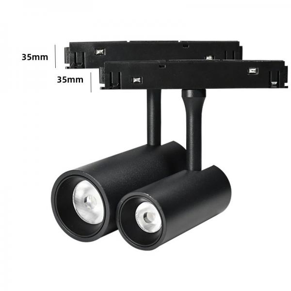 Quality Black 48v 20mm 35mm Surface Mounted Track Lighting Fast Heat Dissipation for sale