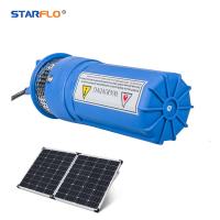 China Plastic 12 Volt Submersible Water Pump , Solar Powered Dc Water Pump Iron factory