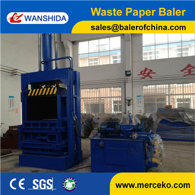 China China Vertical Balers Hydraulic Baler for Aluminum Tin Cans Light Scrap Metal Waste Paper Cardboards for sale