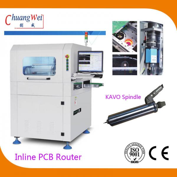 Quality High Efficiency Inline PCB Router Machine with Break Blade Checking Function for sale