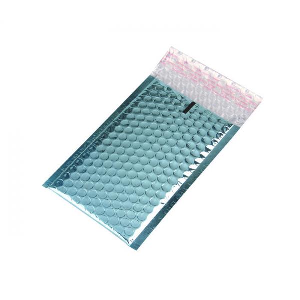 Quality Turquoise Color Metallic Bubble Mailers Padded Envelopes 360x460 #A3 Size for sale