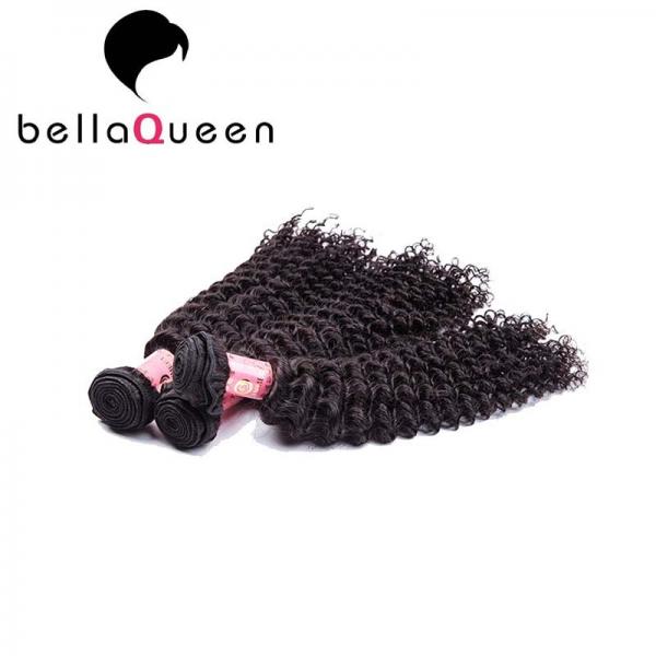 Quality Deep Curly 6A Burmese Hair Bundles Virgin Natural Black Human Hair Extensions for sale