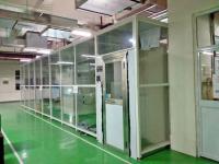 China Portable Modular Cleanroom Air Shower Clean Booth With Hepa Ffu Softwall factory