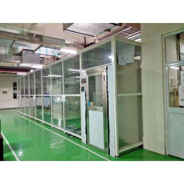 Quality Portable Modular Cleanroom Air Shower Clean Booth With Hepa Ffu Softwall for sale
